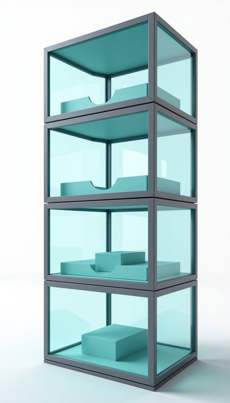 Free Transparent Tower Modules Image - Tower, Transparent, Geometric ...