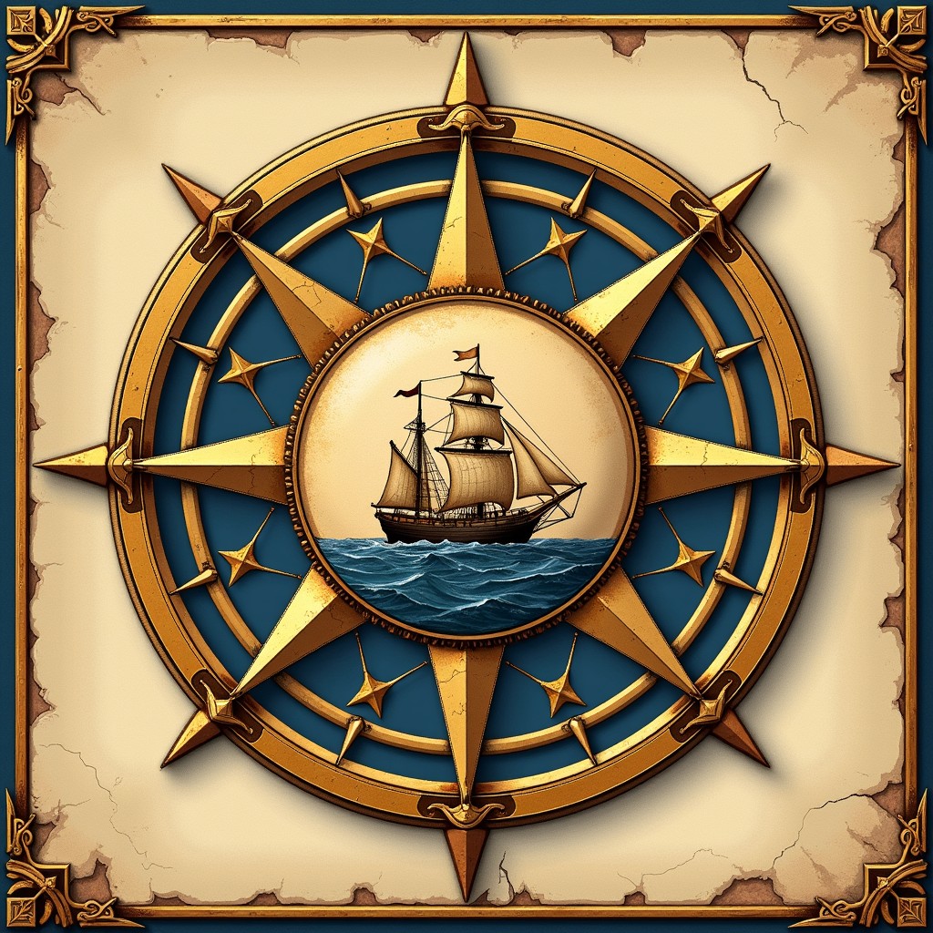 Download Nautical Adventure Compass Image - Compass, Nautical