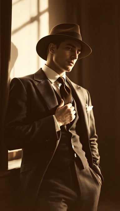 Free Dapper Vintage Gentleman Image - Gentleman, Fedora, Suit ...