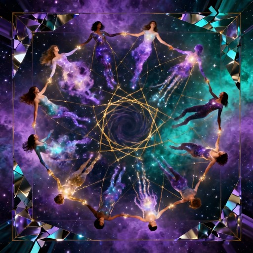 Transcending Floating Free Cosmic Women Spiral Image - Cosmic, Women, Spiral | Download at ...