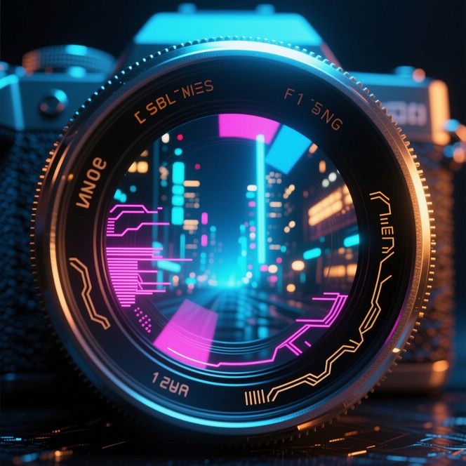 Free Cybernetic Vision Portal Image - Cyberpunk, Lens, Neon | Download ...