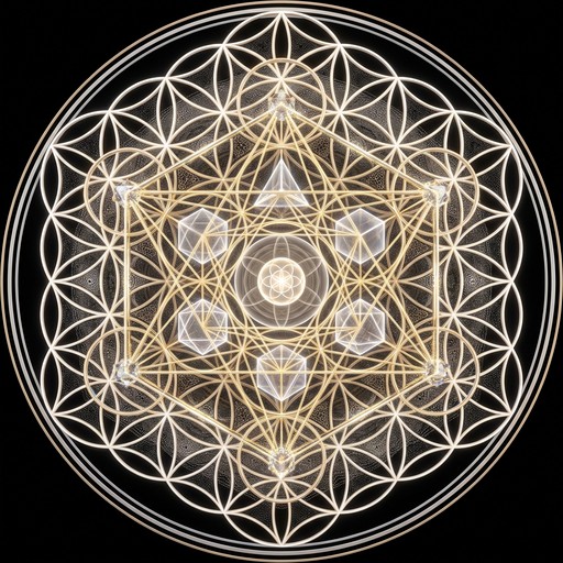 Metatron Pattern Free Sacred Geometry Illustration Image - Geometry, Sacred, Metatron ...