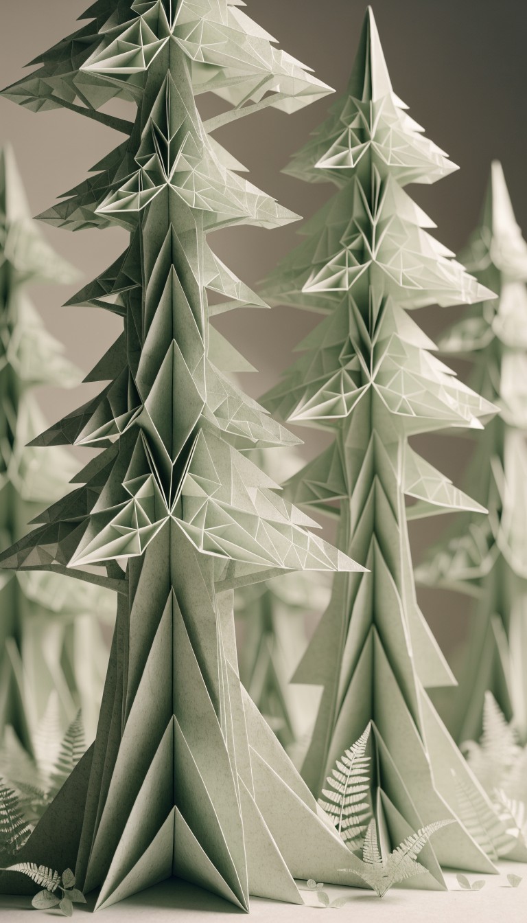 Paper Mini Trees Free Paper Pine Trees Image - Origami, Paper, Forest | Download at ...