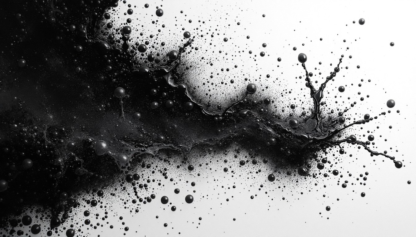 Motion Splatter Free Dynamic Splatter Art Image - Abstract, Minimal, Monochrome ...