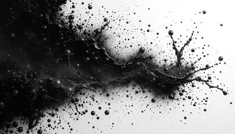 Free Dynamic Splatter Art Image - Abstract, Minimal, Monochrome ...
