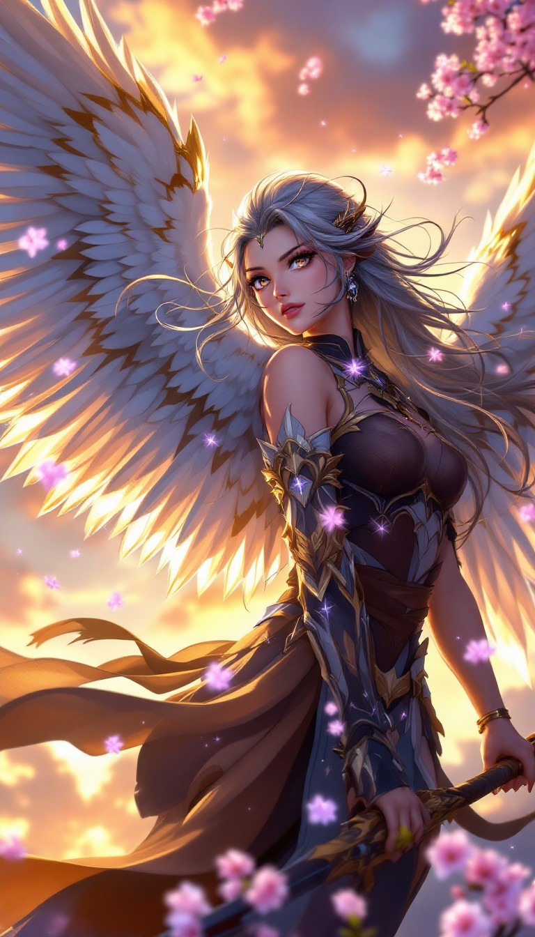Springtime Warrior Angel Free Warrior Angel Soars Image - Warrior, Angel, Wings | Download at ...