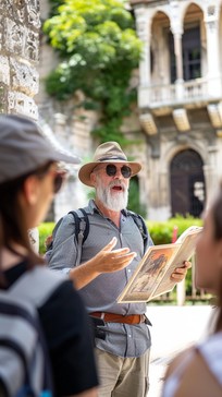 Free Tour Guide Working Image - Tour, Guide, Map | Download at StockCake