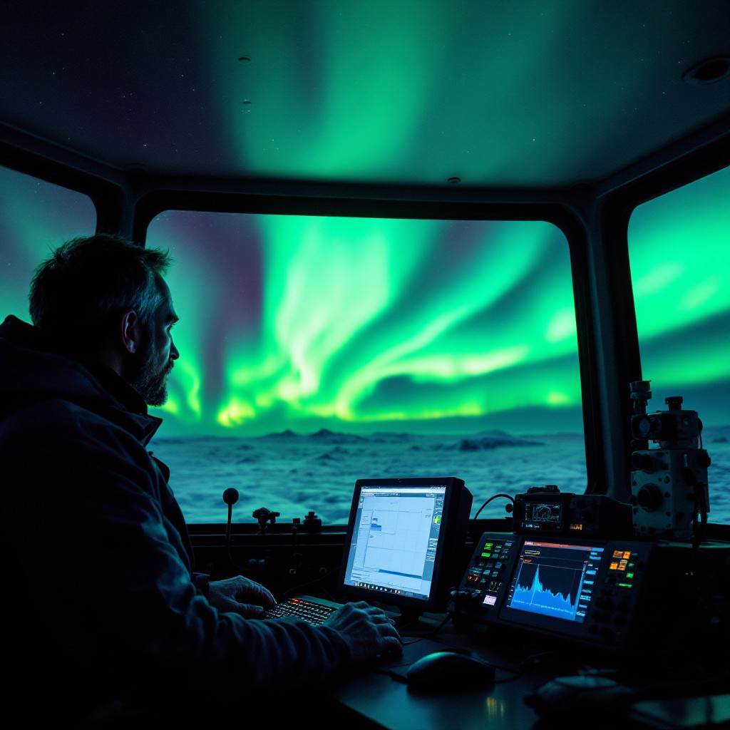 Free Northern Lights Observatory Image - Aurora, Scientist, Observatory ...