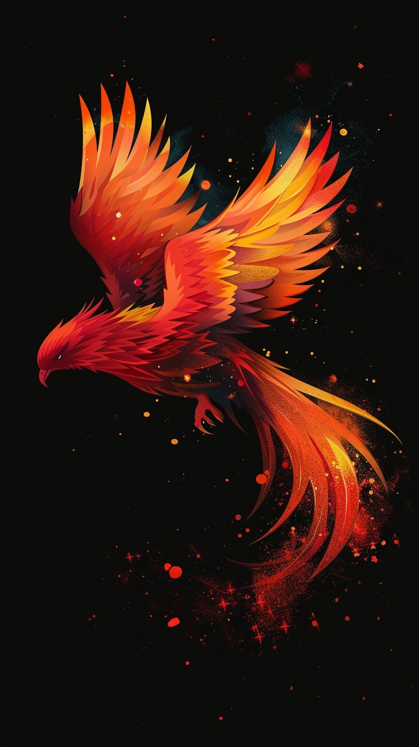 Free Fiery Phoenix Ascends Image - Phoenix, Fire, Fantasy | Download at ...
