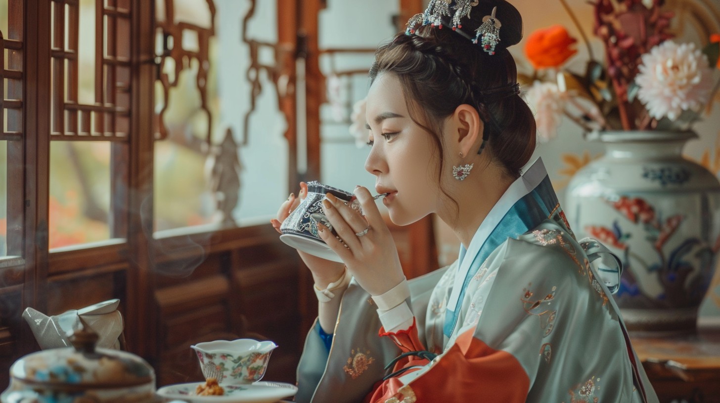 Free Elegant tea ceremony Image - Tea, Woman, Traditional | Download at ...