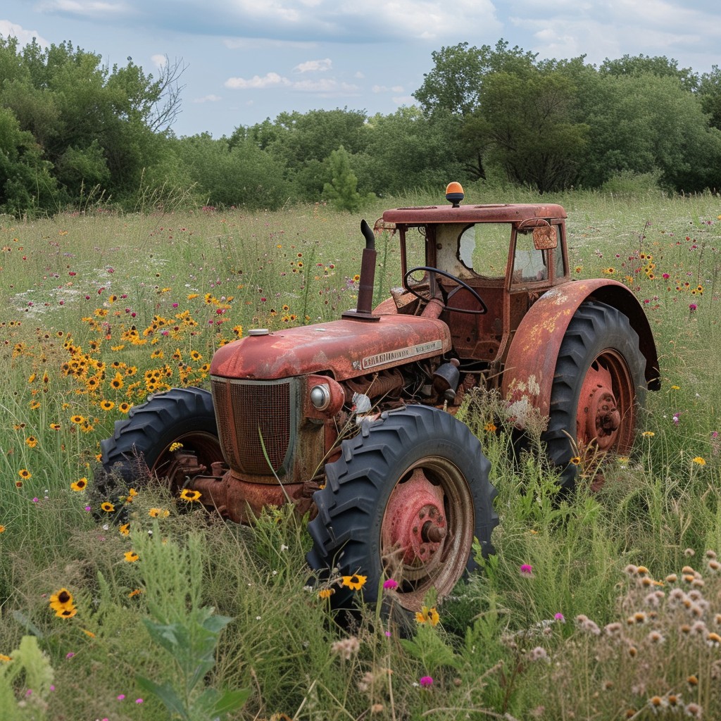 Free Vintage Tractor Field Image - Vintage, Tractor, Field | Download ...