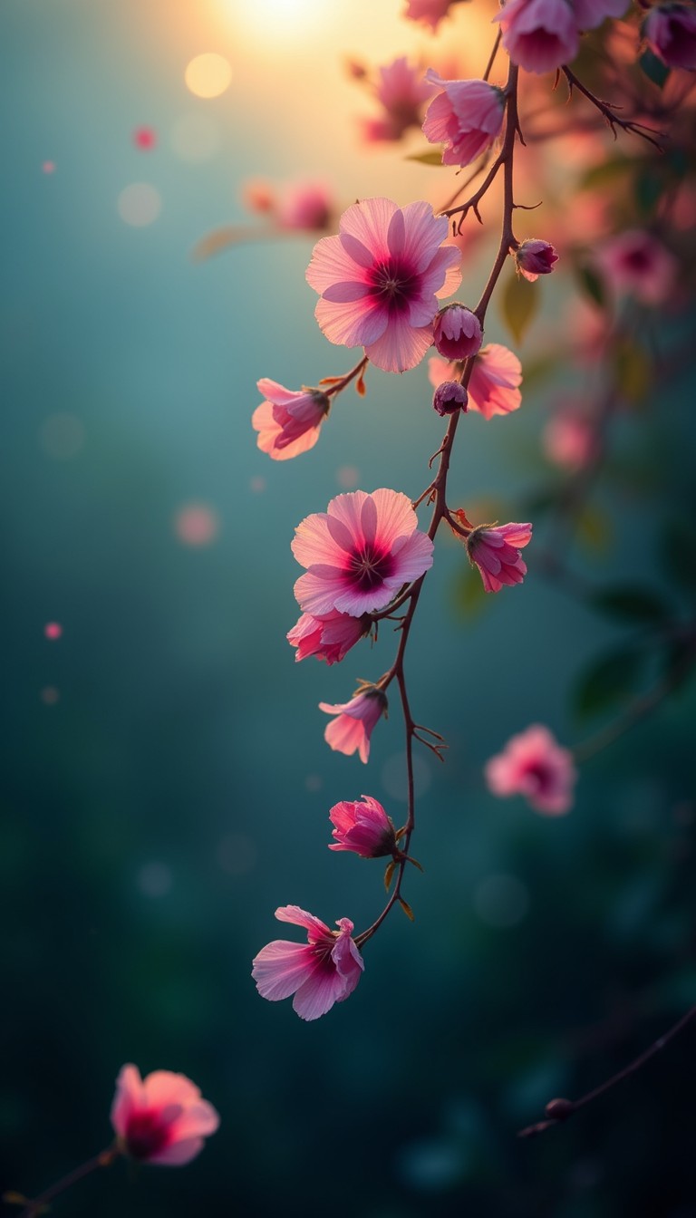 Free Backlit Cherry Blossoms Image - Flowers, Petals, Pink | Download ...