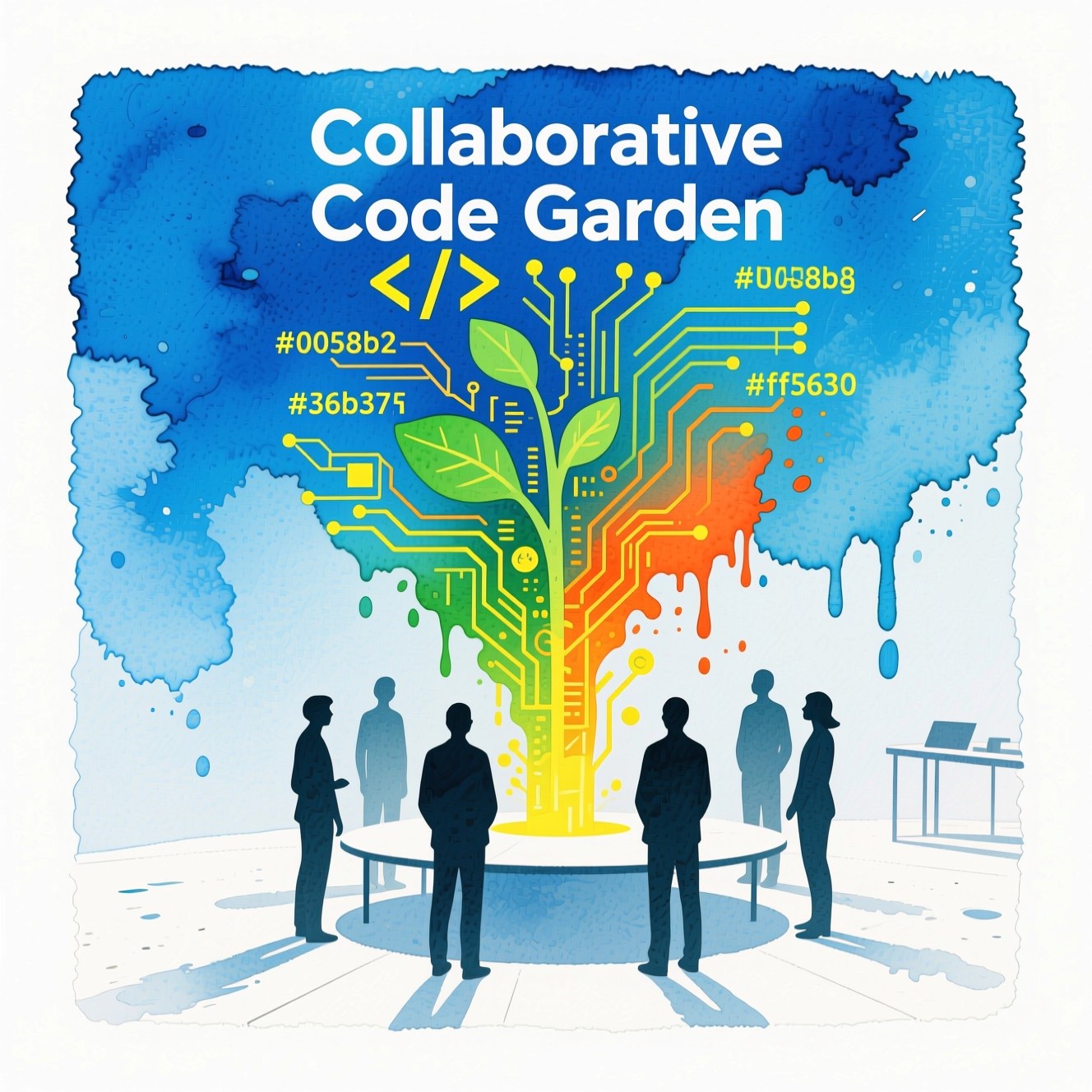 Free Code Garden Blooms Image - Collaboration, Teamwork, Digital ...