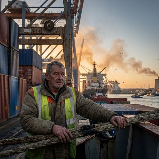 Free Harbor loading operations Image - Harbor, Dockworker, Vintage ...
