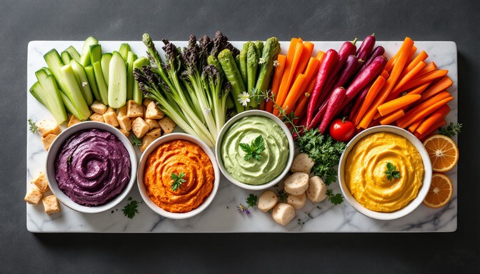 Vegetables Deep Color Free Vibrant Vegetable Platter Image | Download at StockCake
