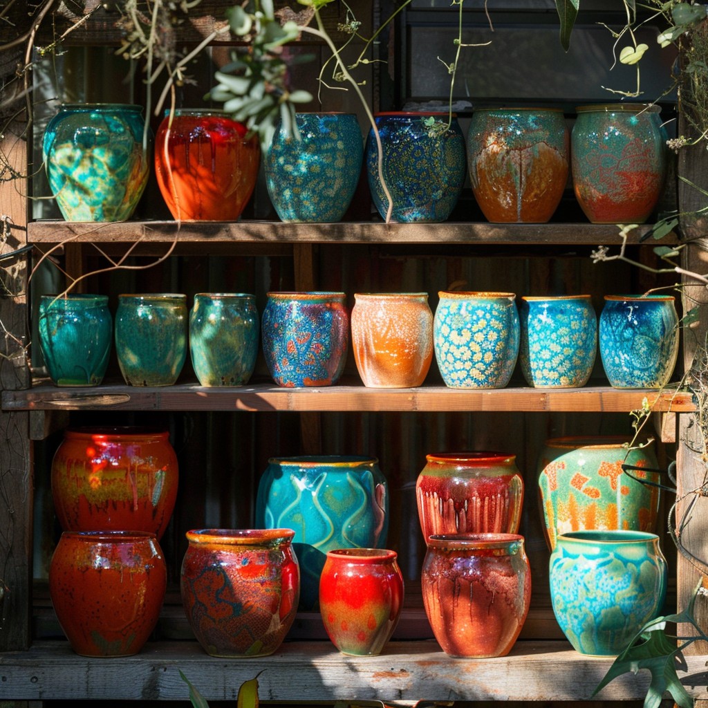 Free Colorful Ceramic Pots Image - Ceramics, Pottery, Colorful ...