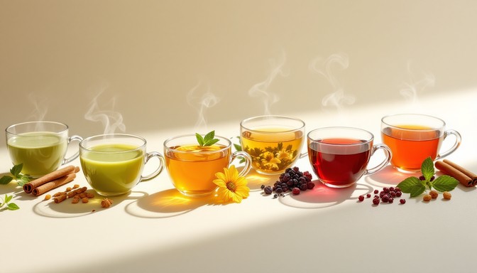Bow Color Tea Free Colorful Tea Spectrum Image | Download at StockCake