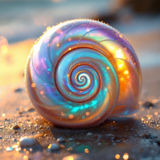 Cute Shell Rainbow Free Rainbow Shell Art Image - Shell, Spiral, Iridescent | Download at ...