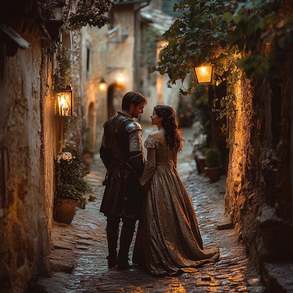 Free Medieval Romance Scene Image - Romance, Medieval, Couple ...