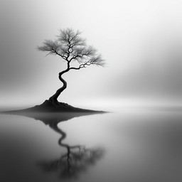 Free Zen tree balance Image - Zen, Tree, Reflection | Download at StockCake