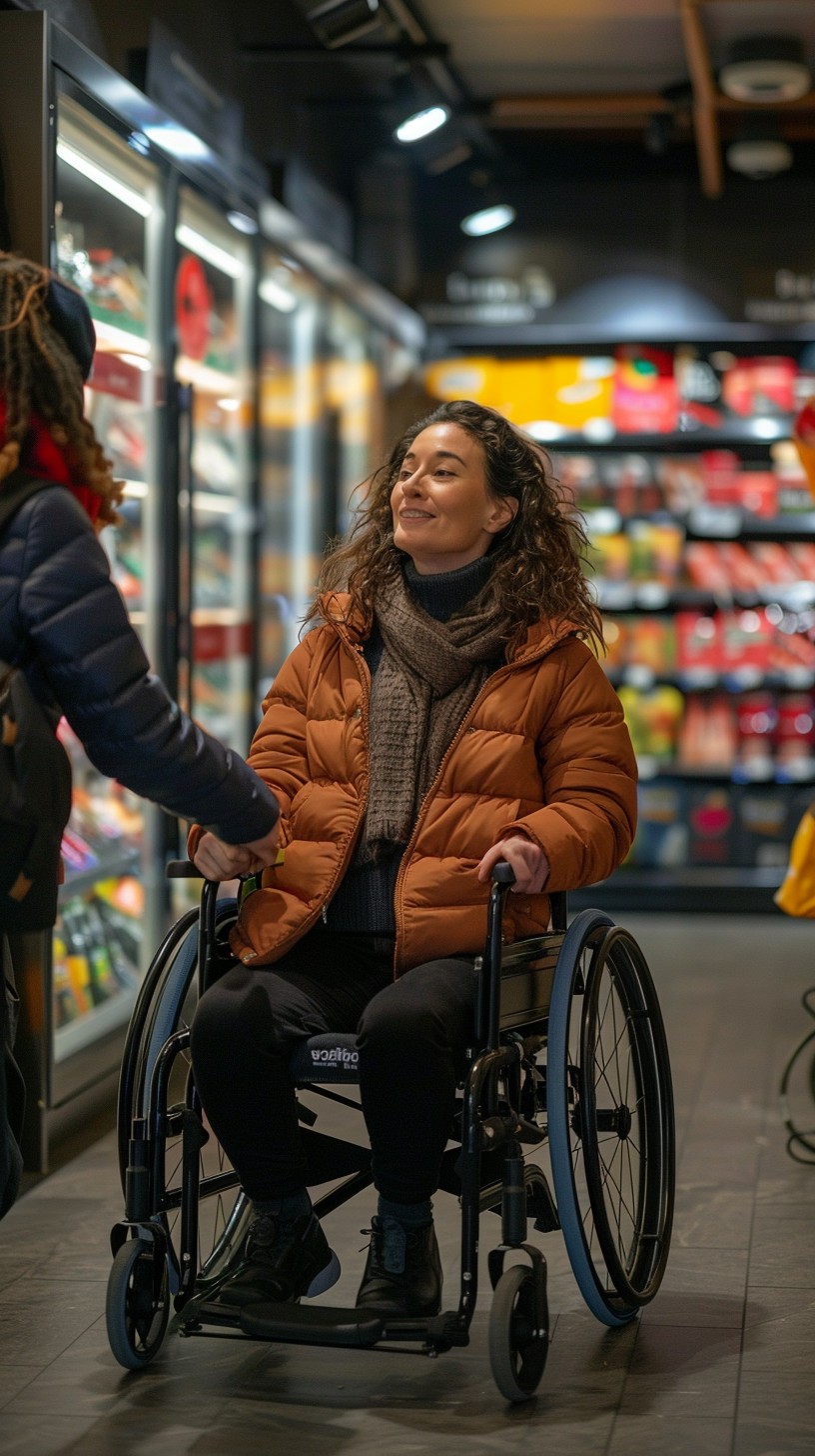 Free Inclusive shopping experience Image - Woman, Wheelchair, Grocery ...