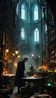Gothic Engineer Free Gothic Inventor's Workshop Image - Steampunk, Inventor, Gothic ...
