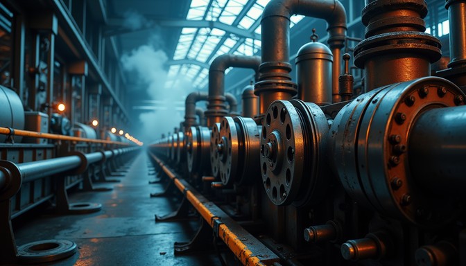Free Machinery In Motion Image - Industrial, Machinery, Pipes ...
