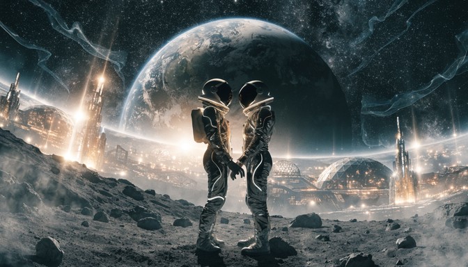 Free Space Love Story Image - Astronauts, Space, Love | Download at ...