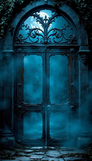 Free Blue Gothic Gates Image - Gothic, Gates, Ironwork | Download at ...