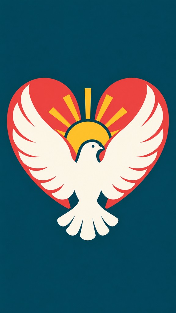 Download Dove Heart Sunrise Stock Images for Free | StockCake