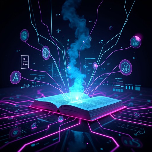 Free Digital Knowledge Portal Image - Futuristic, Educational ...