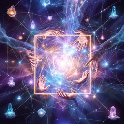 Free Cosmic Hands Unite Image | Download at StockCake