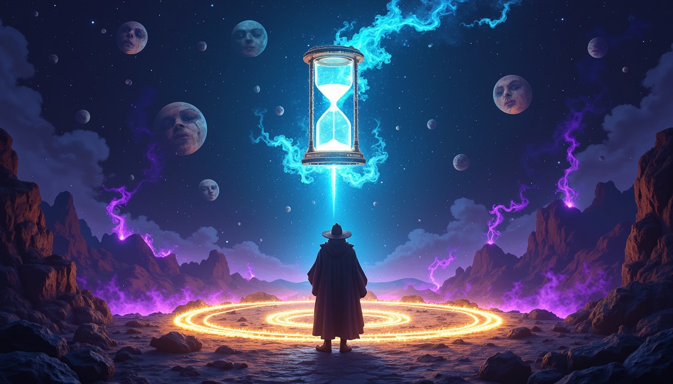 Free Temporal Magic Ritual Image - Wizard, Hourglass, Magic | Download ...