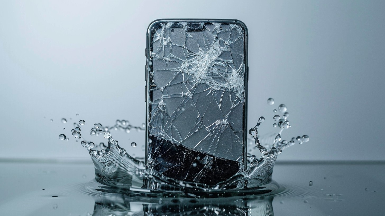 Free Shattered Phone Impact Image - Smartphone, Shattered, Water ...