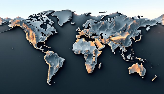 World Ranges Map Free Global Relief Map Image - Worldmap, Global, Continents | Download ...