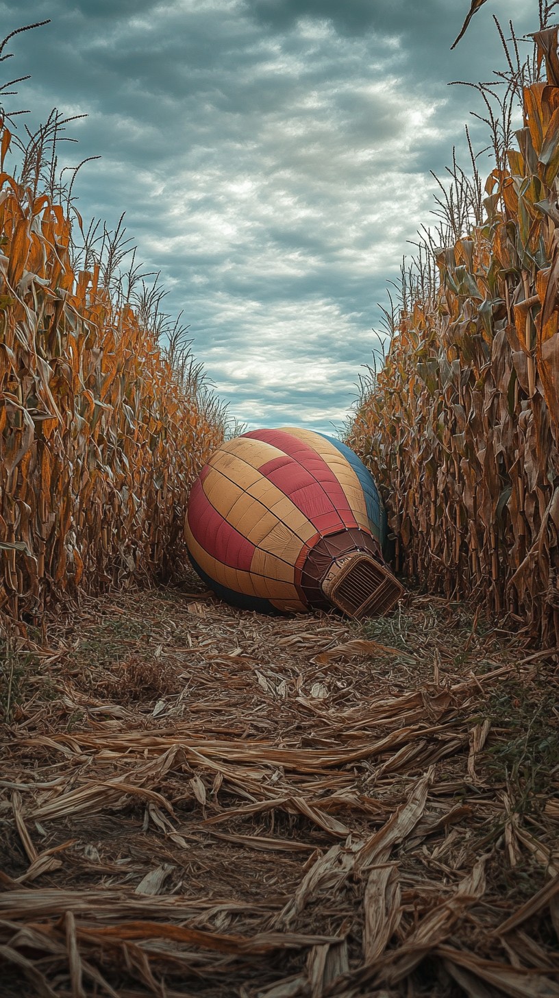 Free Balloon among corn Photo - Balloon, Cornfield, Clouds | Download ...