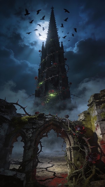 Free Gothic Rebirth Rising Image - Gothic, Cathedral, Apocalyptic ...