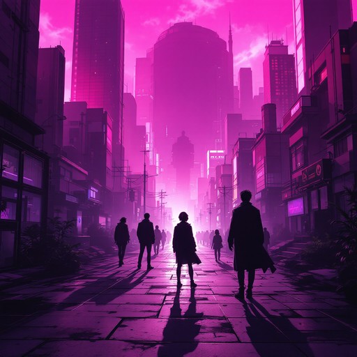 Fresh Look at Free Neon Urban Silhouettes Image