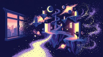 Free Pixel Dream Journey Image - Pixel, Art, Dream | Download at StockCake