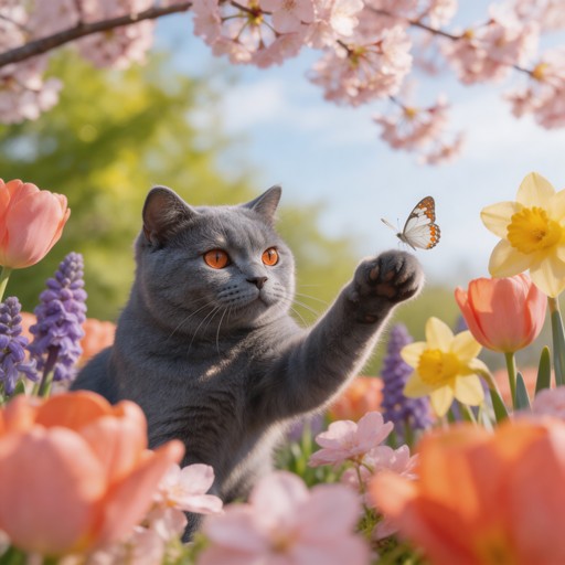 Free Spring Garden Wonder Image - Cat, Spring, Garden | Download at ...