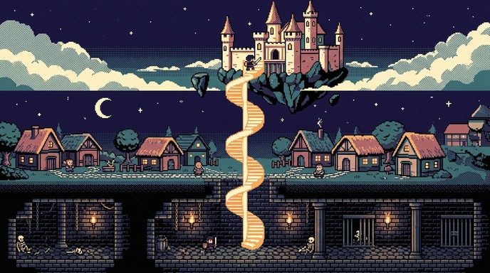Free Layered Pixel Adventure Image - Pixel, Retro, 8-bit | Download at ...