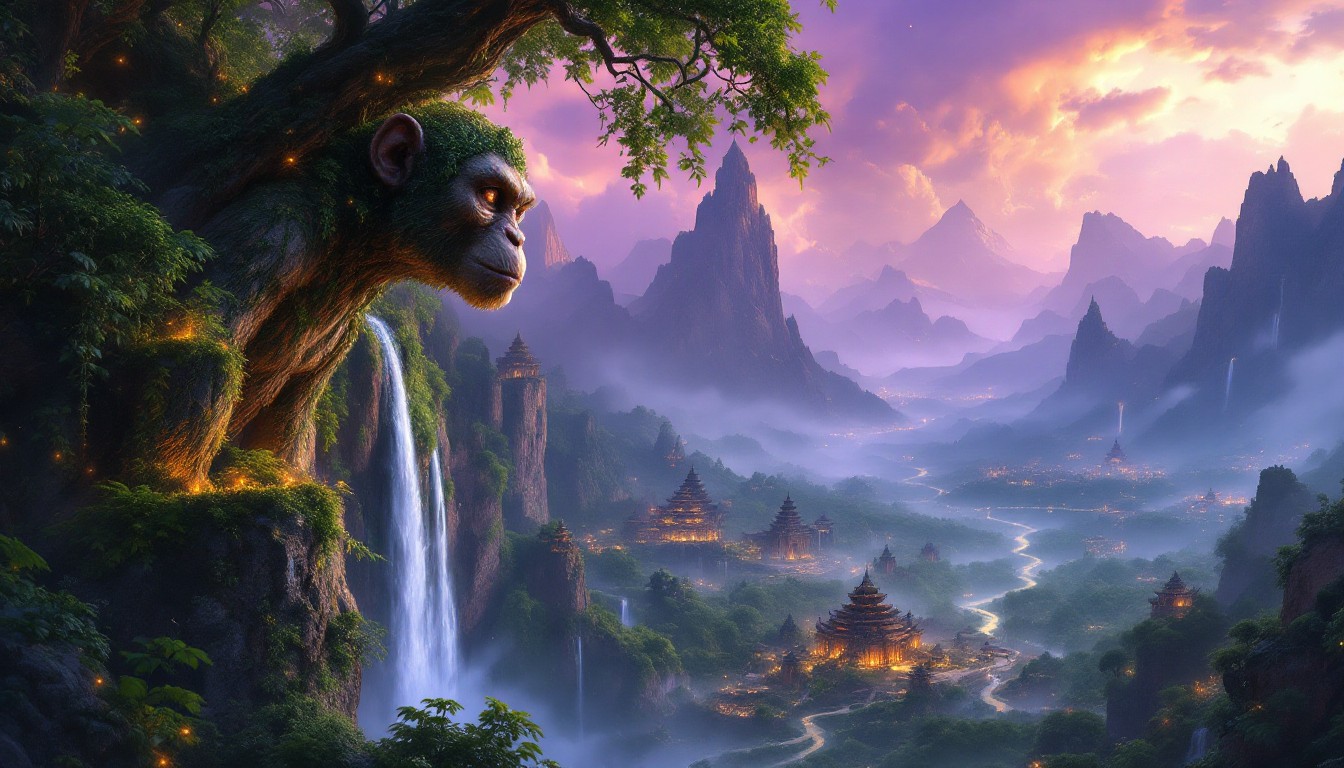 Free Ancient Monkey Guardian Image - Fantasy, Monkey, Deity | Download ...