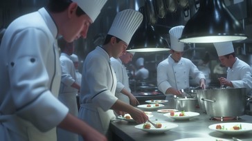 Free Animated Kitchen Scene Image - Animation, Kitchen, Chefs ...