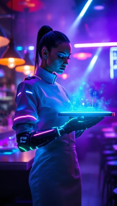 Free Neon Cyber Rapper Image | Download at StockCake