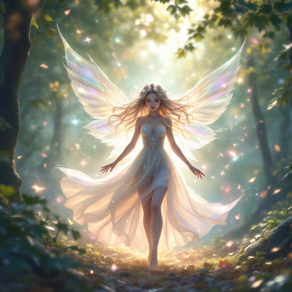 Free Enchanted Forest Fairy Image - Fairy, Sprite, Wings | Download at ...