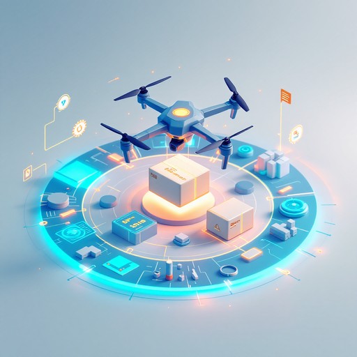 Free Drone Delivery System Image - Drone, Warehouse, Delivery ...