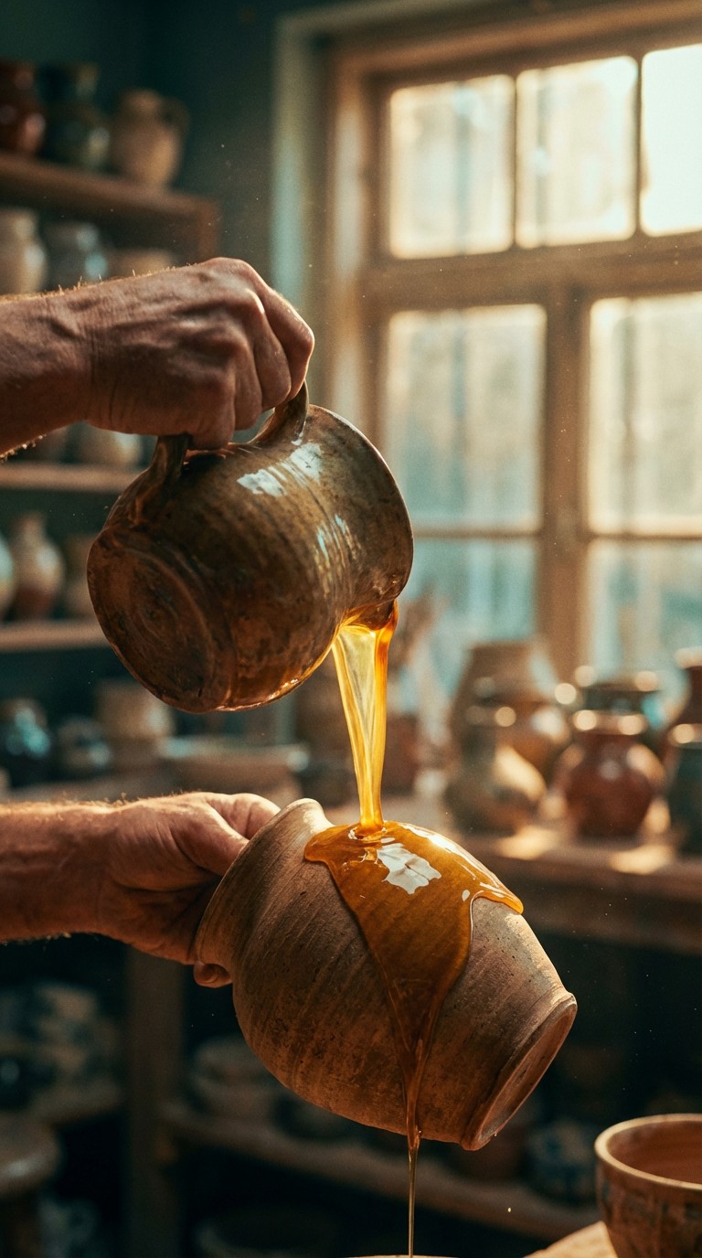 Free Pouring Golden Glaze Image - Pottery, Ceramic, Glaze | Download at ...