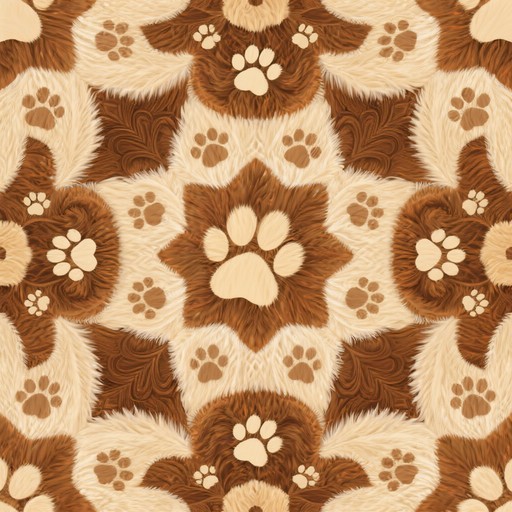 Free Furry Geometric Mandala Image - Kaleidoscopic, Mandala, Paws ...