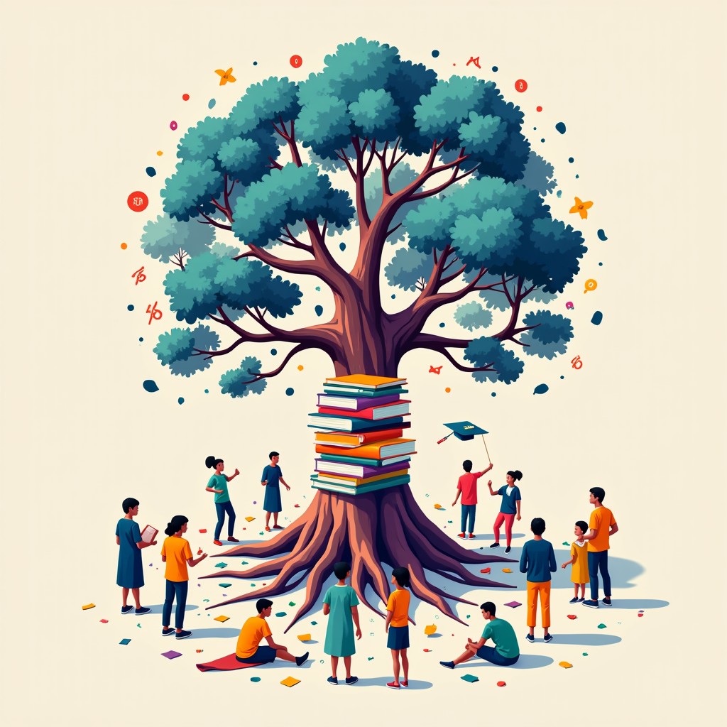 Free Education's Colorful Roots Image - Education, Knowledge, Books ...