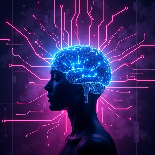 Download Digital Mind Illuminated Image - Brain, Digital, Cyberpunk ...